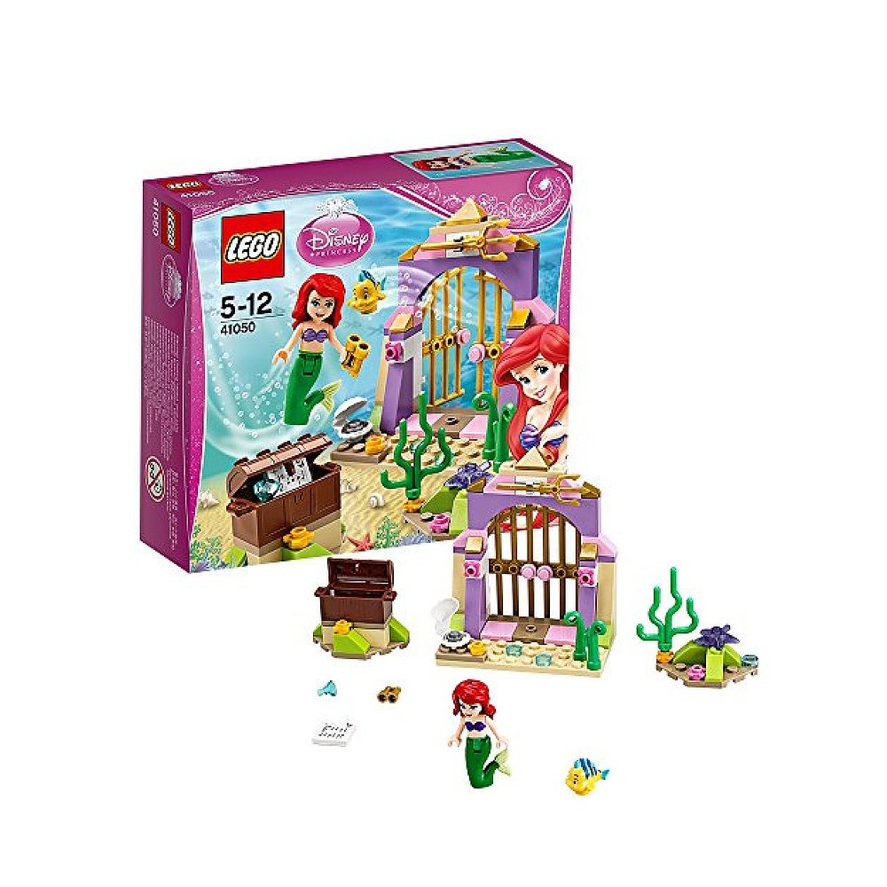 日本直邮乐高积木迪士尼公主小美人鱼爱丽秘密宝藏41050建构