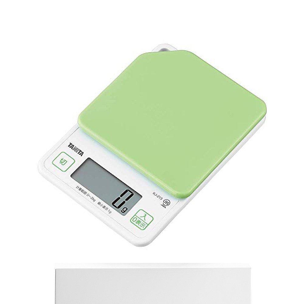 日本直邮tanita百利达烹饪秤数字式绿色鳄梨kj213gr