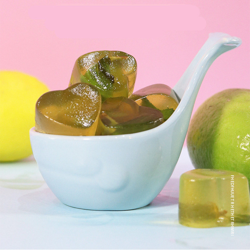 惟溢水晶蒟蒻寒天爱玉冻茶果冻德创akaash布丁果冻