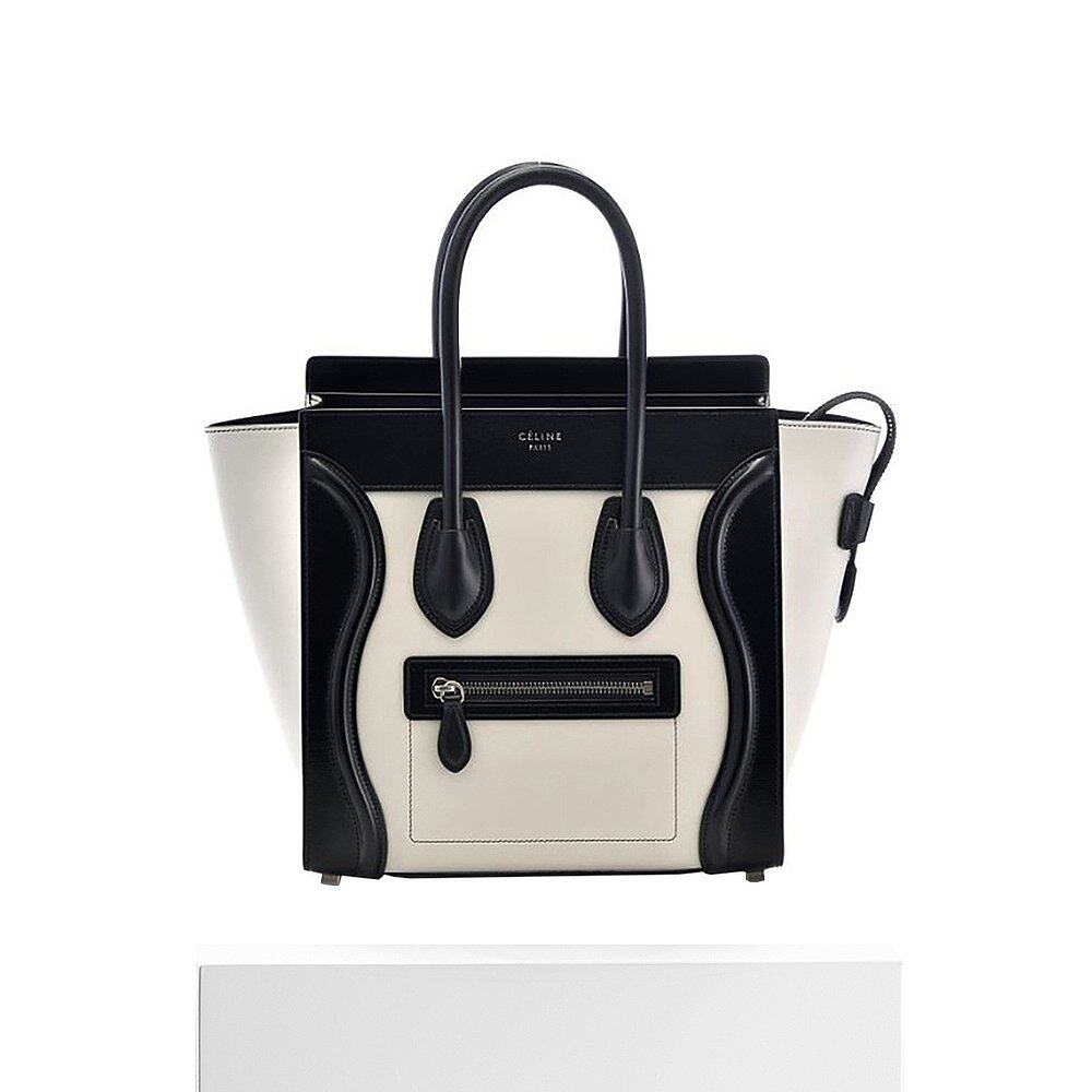 香港直发celine思琳女士手提包笑脸包撞色拼接单肩通用款女包