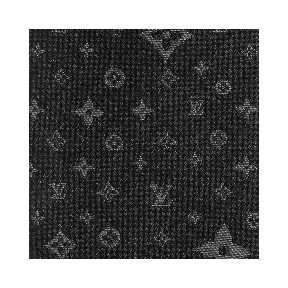 高奢跑腿欧洲直邮louisvuittonlv路易威登男士黑色徽标领带