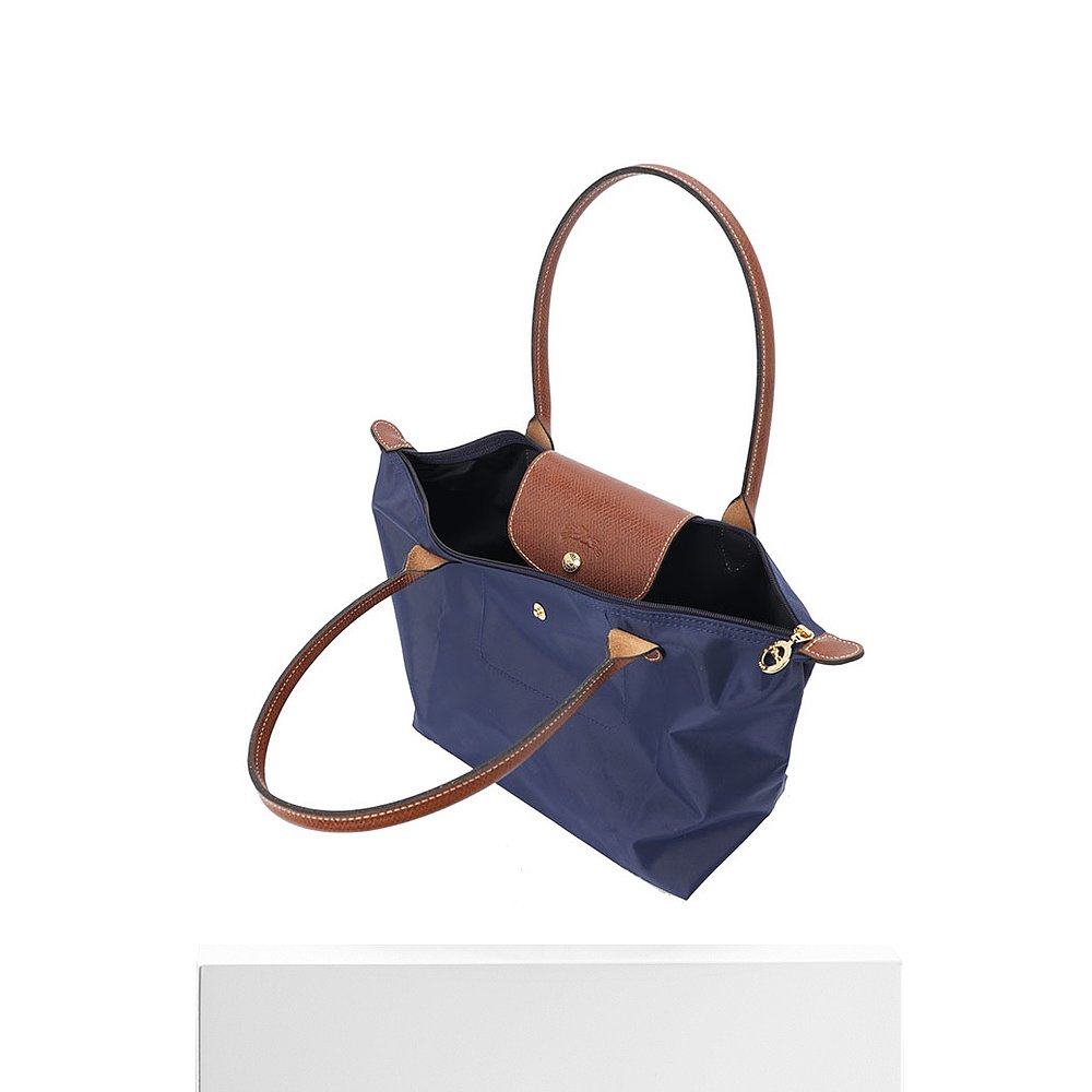 香港直邮longchamp珑骧女士海军蓝色lepliage系列女士包袋