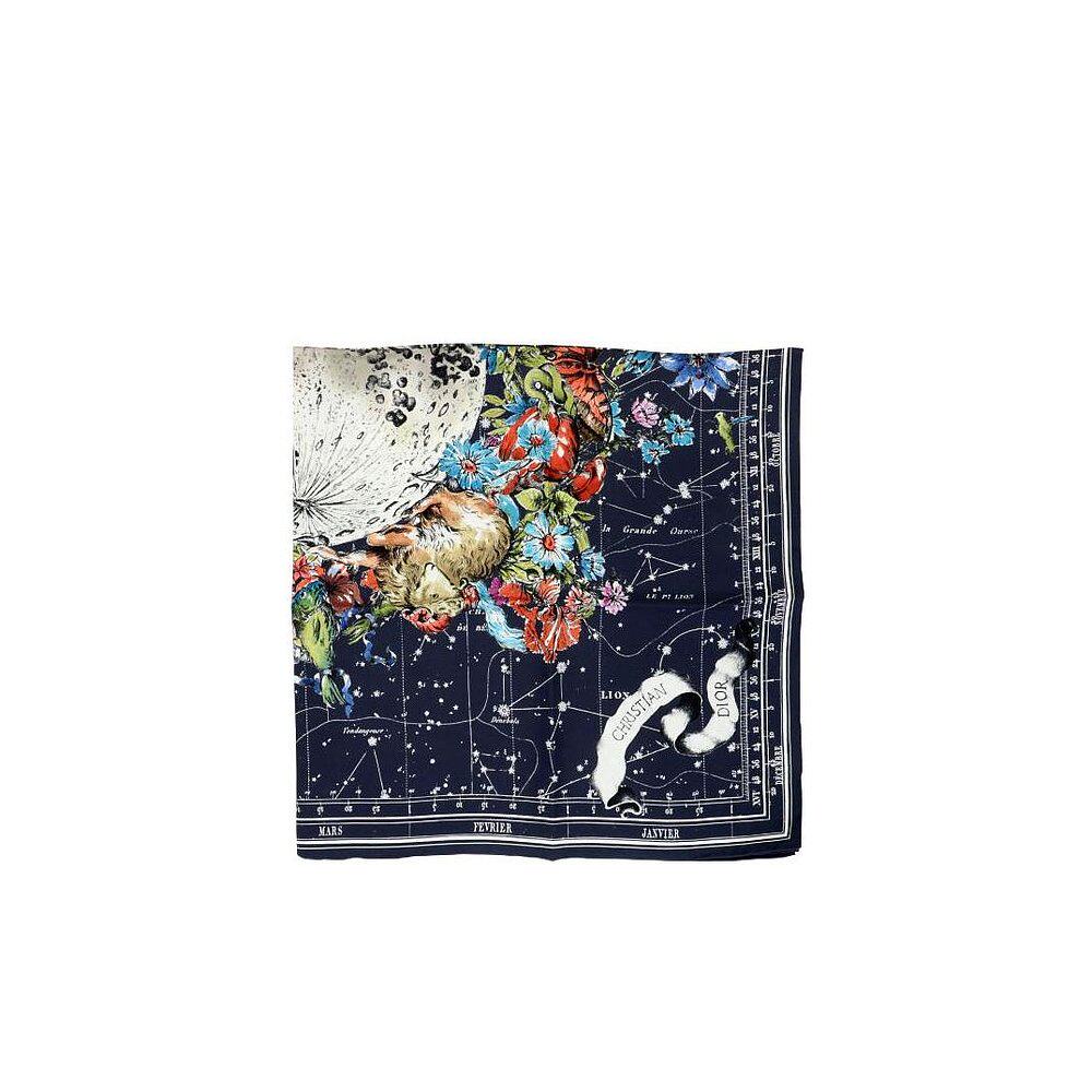 香港直邮christiandior图案印花丝巾15zod090i607围巾