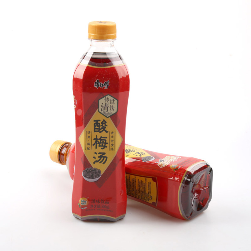 康师傅酸梅汤500ml15瓶整箱清爽解腻解渴火锅伴侣果味