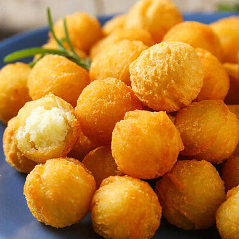 多萨比利时进口薯球450g芝士冷冻半成品特色油炸薯类制品