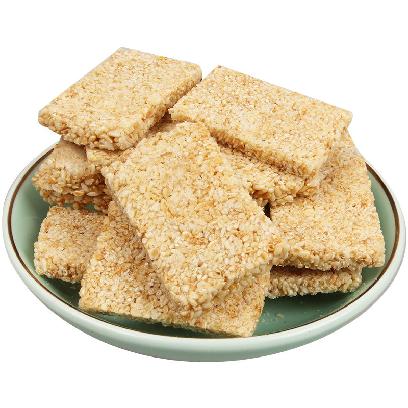 麻糖莹香轩白芝麻酥片手工麻片休闲儿童小吃传统糕点