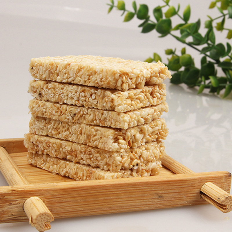 麻糖莹香轩白芝麻酥片手工麻片休闲儿童小吃传统糕点