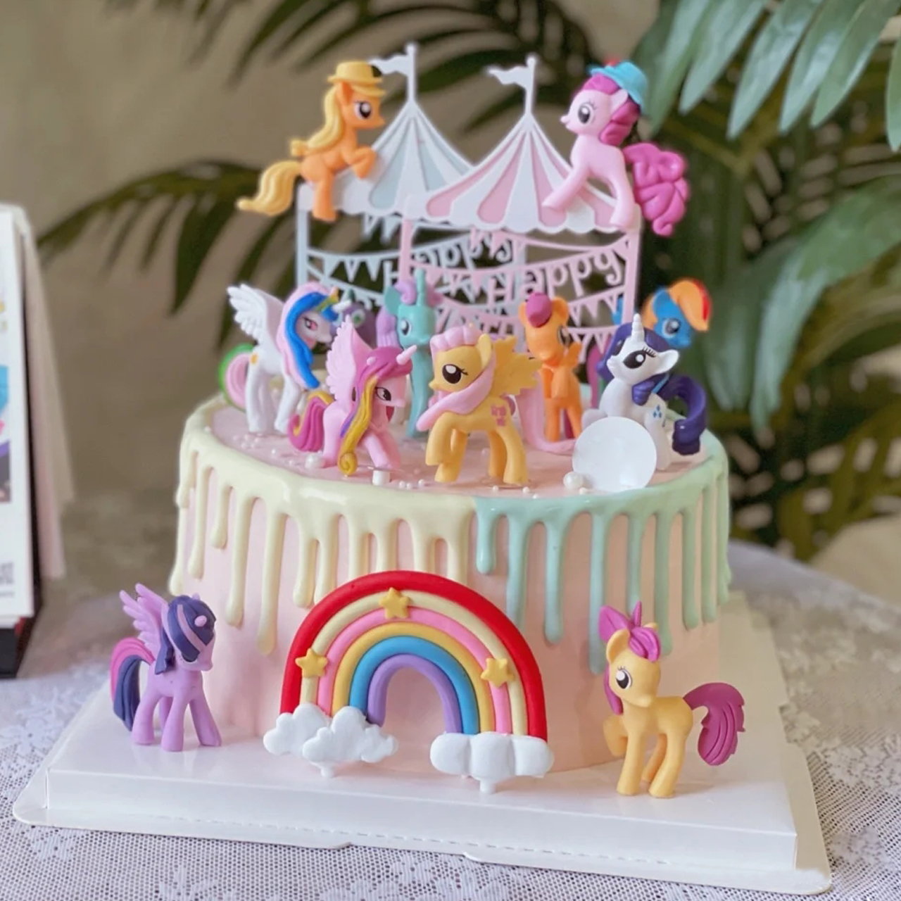 小马宝莉生日蛋糕卡通儿童女孩同城全国北京上海广州新鲜生日蛋糕