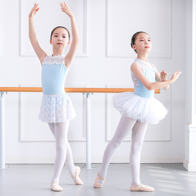 儿童舞蹈夏季女童芭蕾舞练功跳舞服装夏天女孩芭蕾舞服