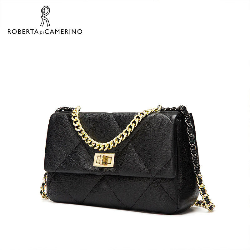 诺贝达包时尚手提包手提链条时尚单肩斜挎包牛皮包头女士包袋