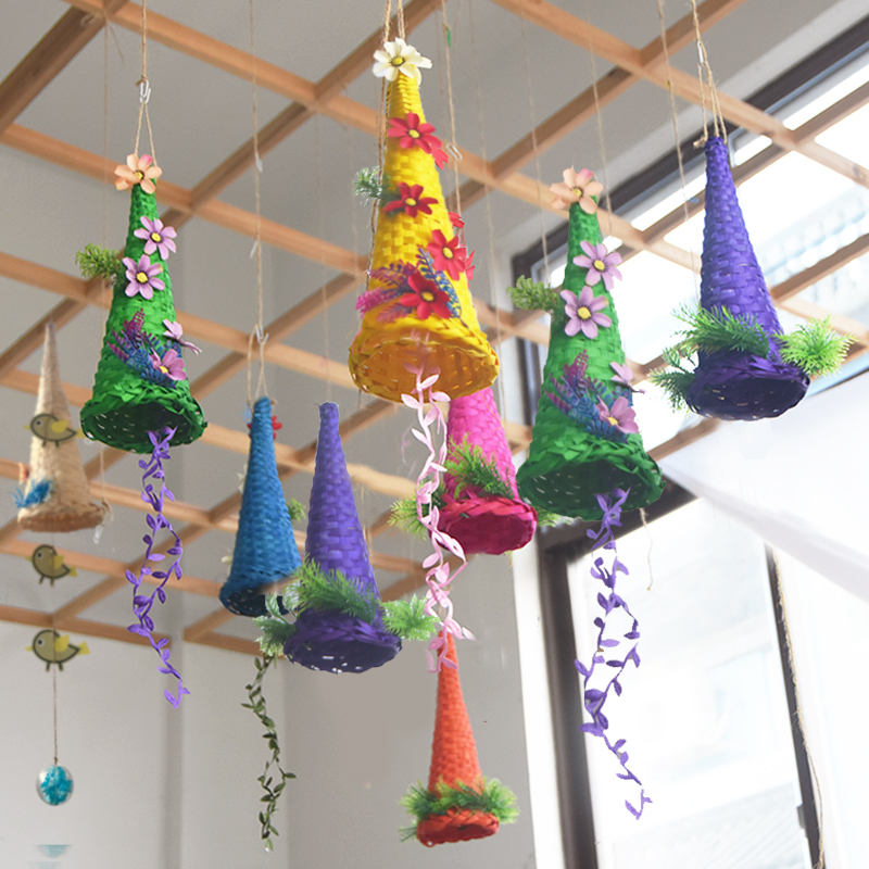 幼儿园吊饰环创环境布置材料挂件田园装饰森系空中吊饰