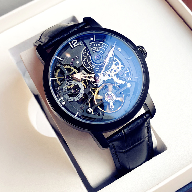 男士全自动机械表时尚多功能夜光初高青少年学生手表休闲商务腕表