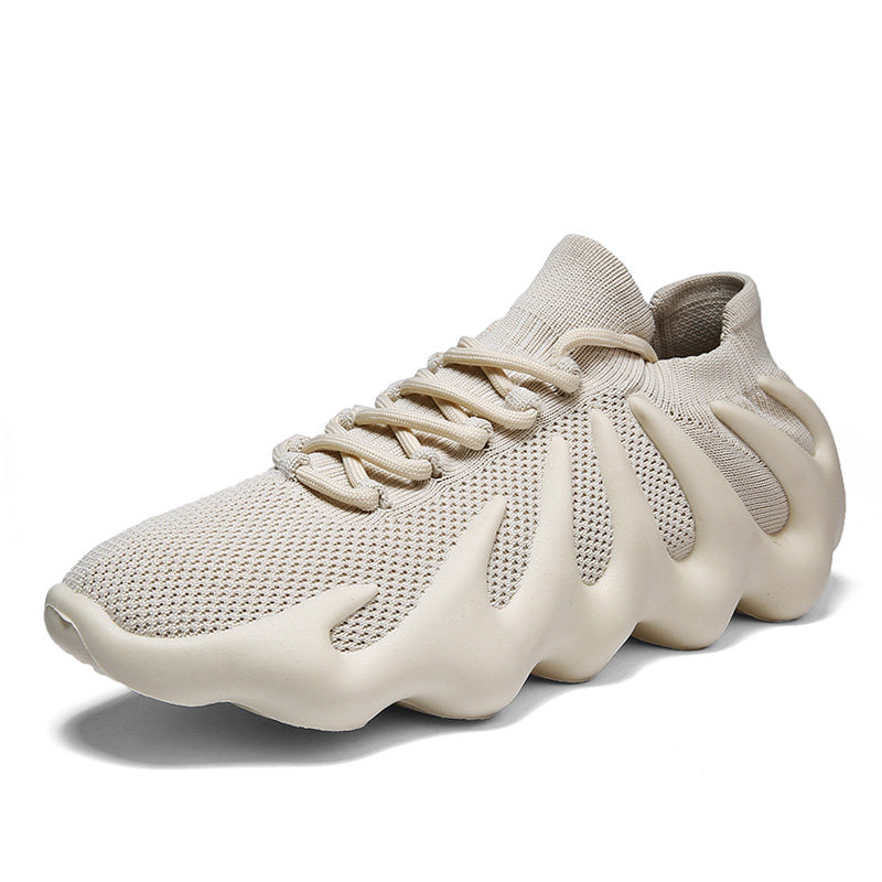 莆田椰子鞋男鞋450火山鞋子夏季透气防臭飞织网鞋运动潮鞋网红鞋