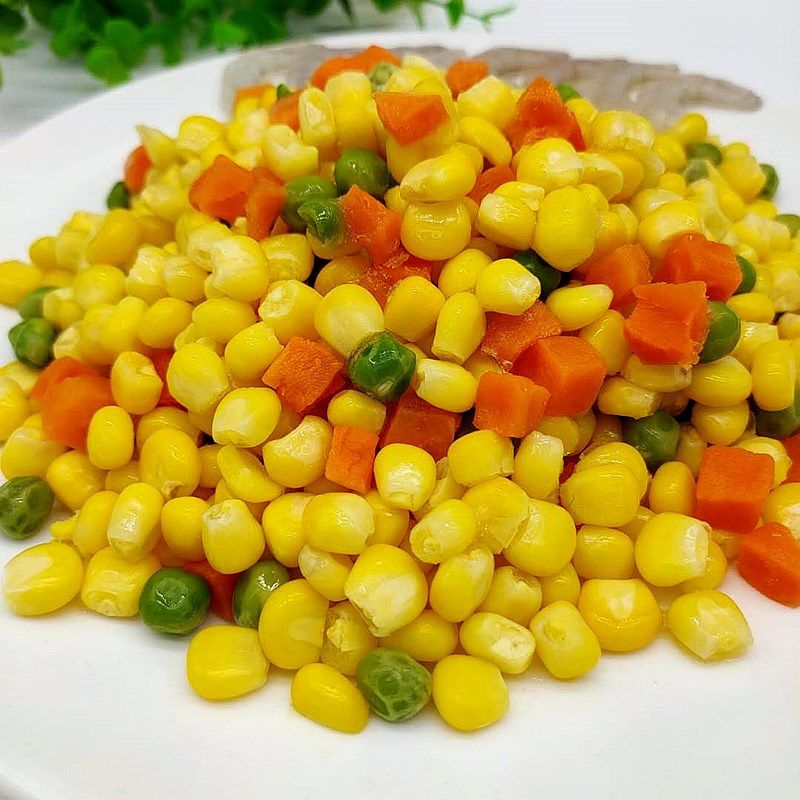 虾仁玉米粒青豆胡萝卜400克速冻什锦三鲜玉米炒饭虾仁