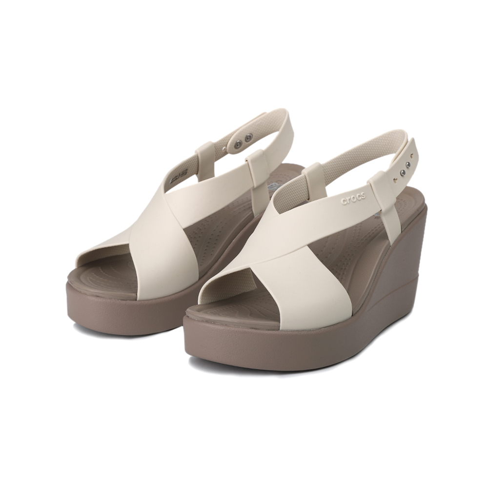 自营crocs卡骆驰凉鞋女鞋新款布鲁克林坡跟休闲鞋20622216t运动沙滩鞋