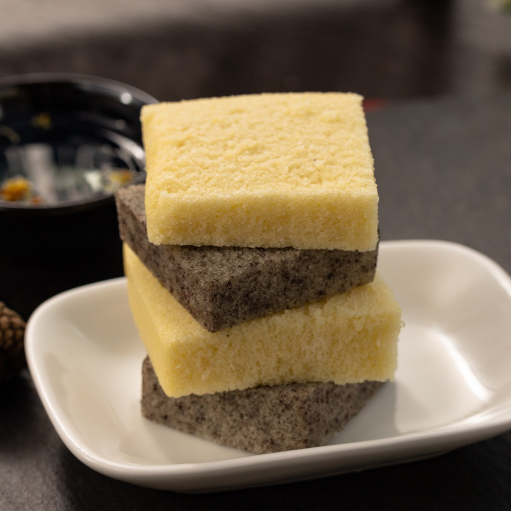 米糕谷郡王宁传统糕点孝仁糕小黑米鸡蛋蛋糕传统中式糕点