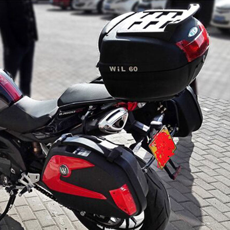 万里豪e62摩托摩托车车尾特大号春风gw250通用后备摩托车尾箱