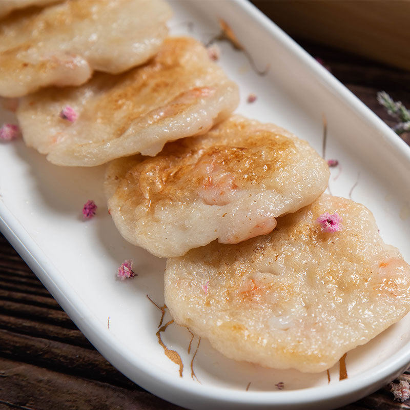 千年记手工鲜虾饼1500克 顺德特产广式新鲜虾肉饼香煎早餐半成品