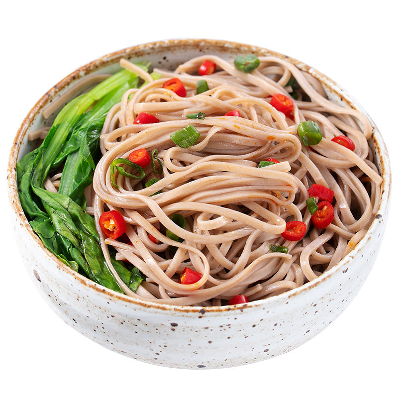 健身荞麦面乔麦芥麦面条全麦无糖精0低粗粮脂卡热量主食代餐饱腹
