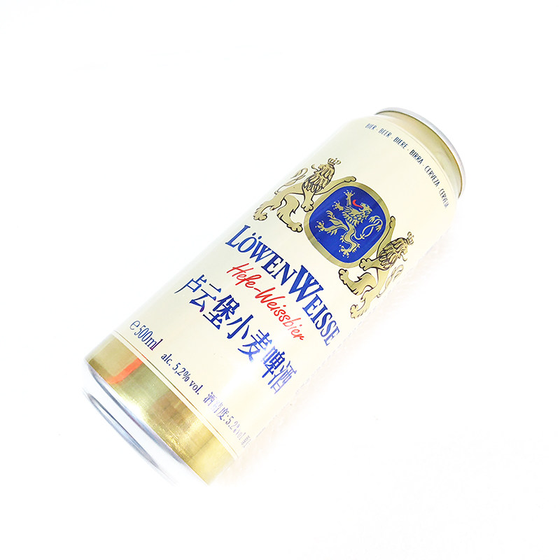 卢云堡 纯麦白啤酒 狮牌小麦啤酒 500ml 24听装 - 痕风的起点