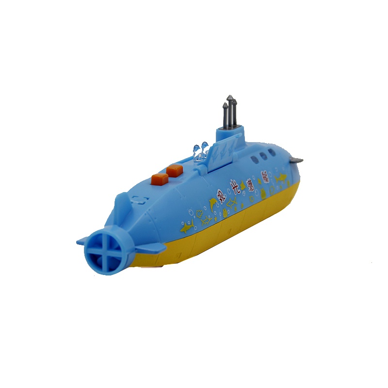 儿特爱合金潜水艇仿真玩具军事模型声光回力观光潜艇船舶