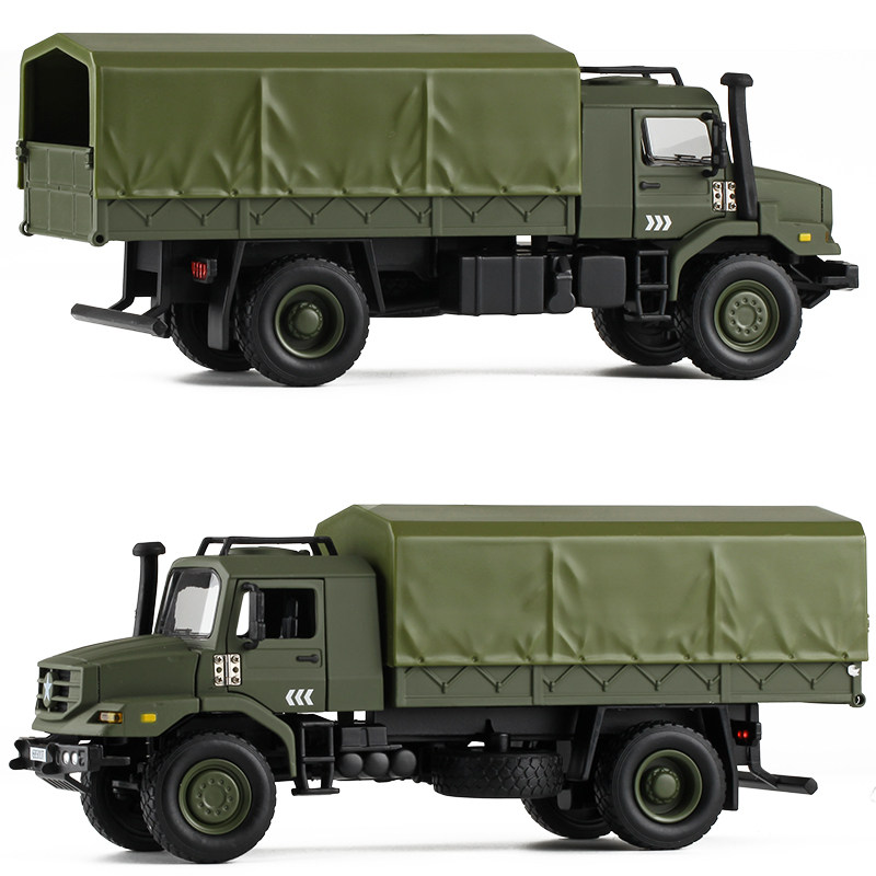 军事越野运输卡车战术运兵车仿真合金开门汽车模型车模