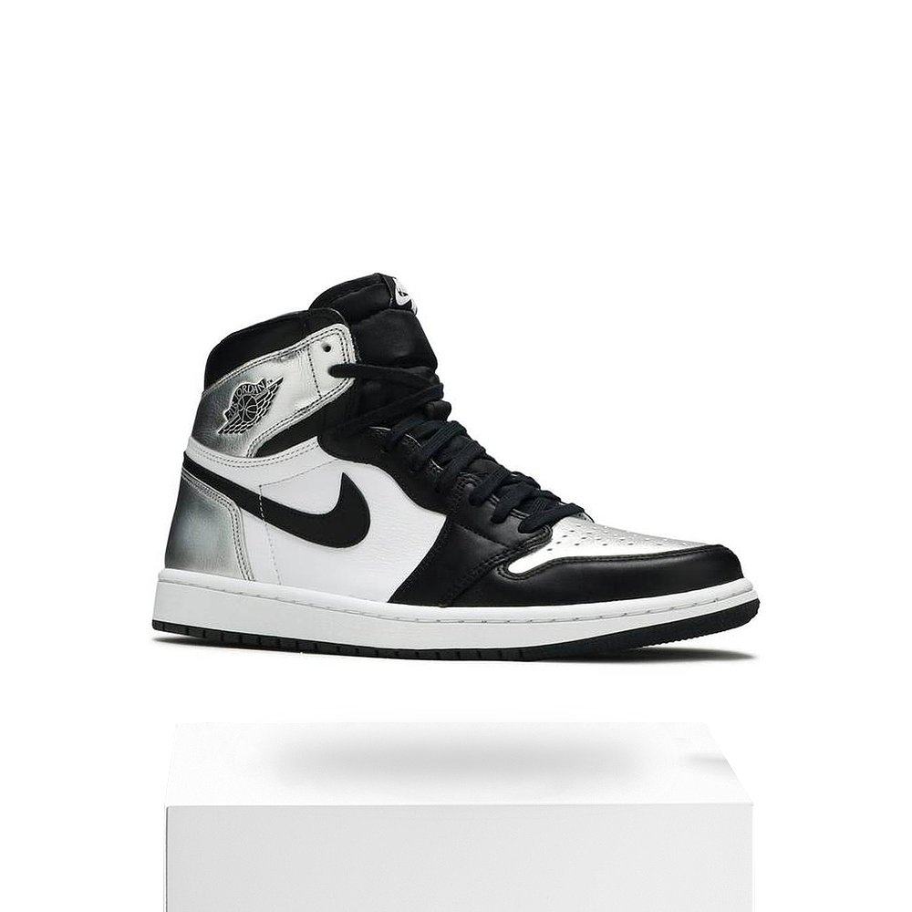 美国直邮airjordanaj1黑银脚趾液态女子篮球运动休闲鞋