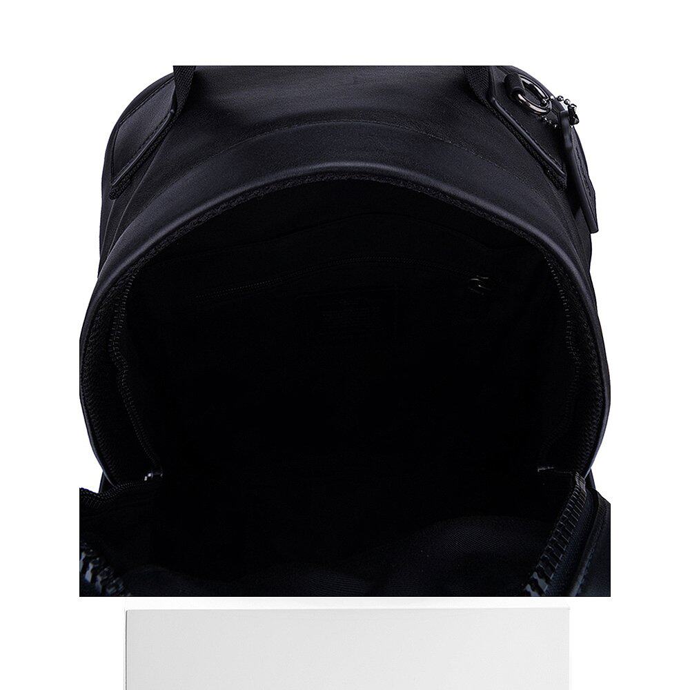 香港直发coach蔻驰男士黑色字母印花双肩包休闲双肩背包