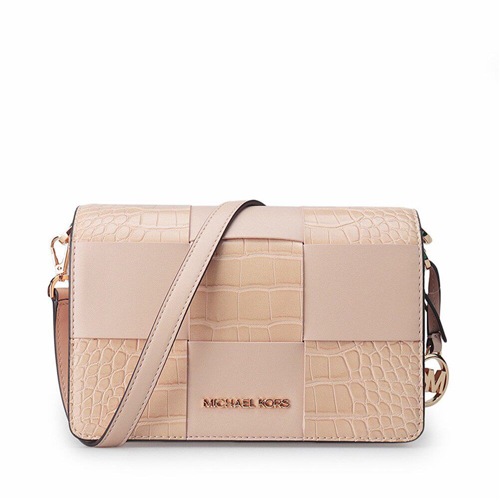 香港直发michaelkors迈克高仕女士西柚鳄鱼单肩通用款女包