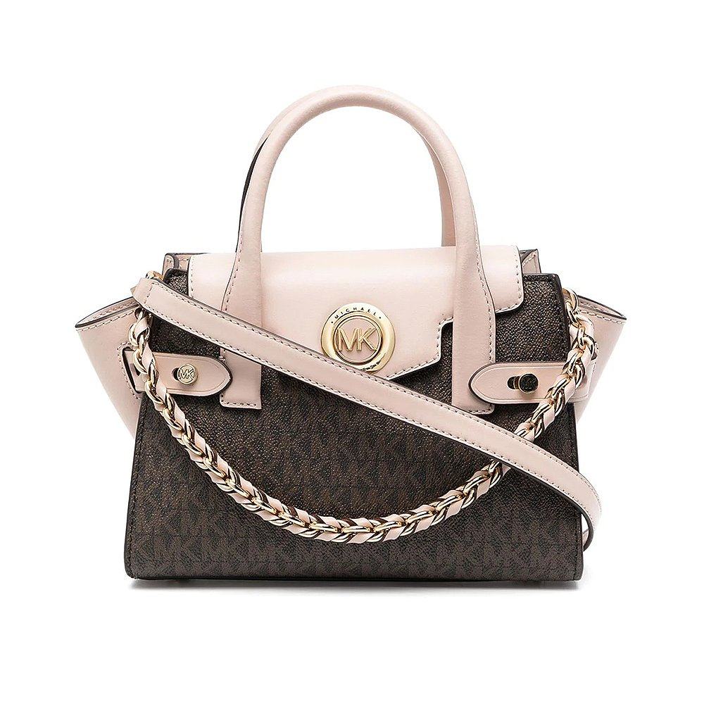 香港直发michaelkors迈克高仕女士pvc配皮手提通用款女包