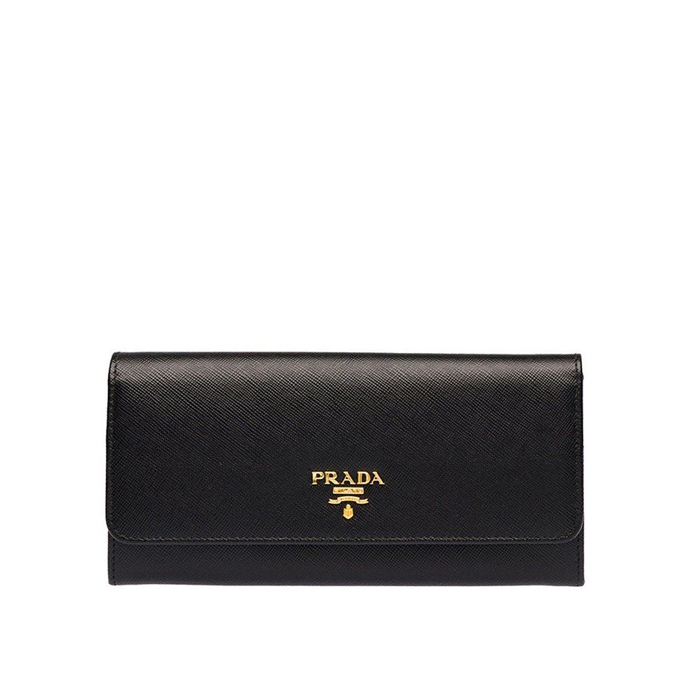 香港直邮prada普拉达黑色牛皮钱包女士1mh132-zlp-f061h钱包