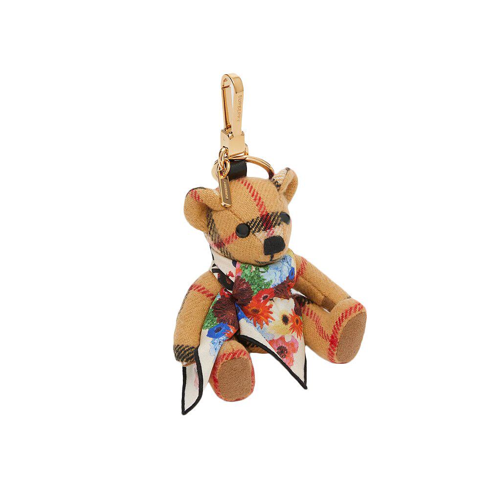 香港直邮burberry巴宝莉女士魅力花卉真丝围巾托马斯围巾