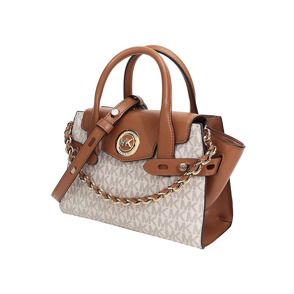 香港直发michaelkors迈克高仕女士白色pvc配皮女士包袋