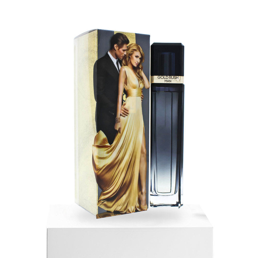 美国直邮paris hilton 希尔顿金色热情男士香水持久清新成熟魅力