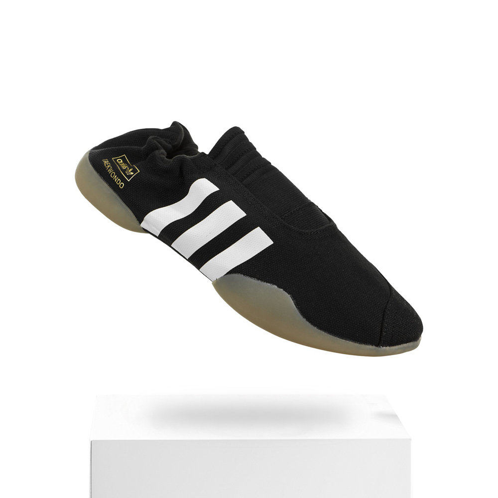 美国直邮adidas阿迪达斯女士taekwondow黑色三条条纹休闲鞋运动休闲鞋