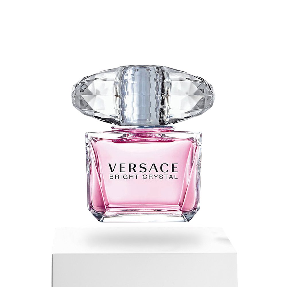 美国直邮versace范思哲晶钻女士粉钻淡香水edt花香果香调90ml