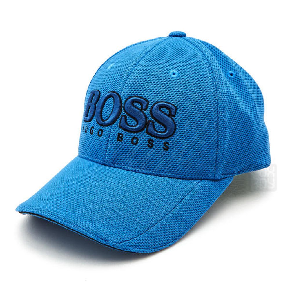 香港直邮hugoboss男士蓝色刺绣徽标棒球帽capus50251244433