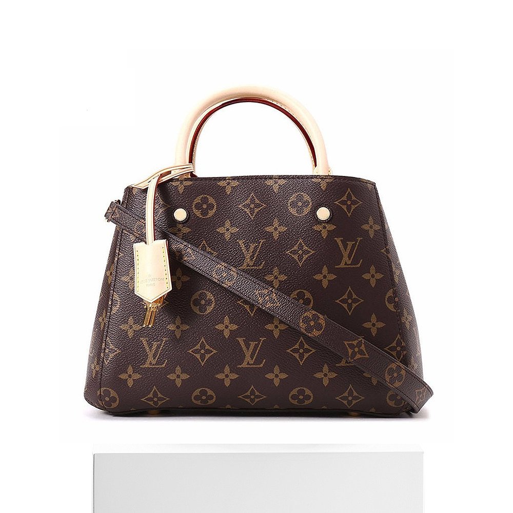 香港直发louisvuitton路易威登经典款女士棕色单肩手提包m41056