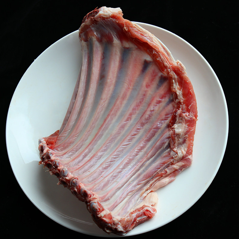 冷冻羊排4斤新鲜羔羊法式生羊排烧烤现杀进口生羊排