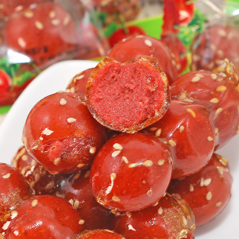 冰糖葫芦北京特产串装小零食山楂雪丽球老北京山楂球蜜饯小包装