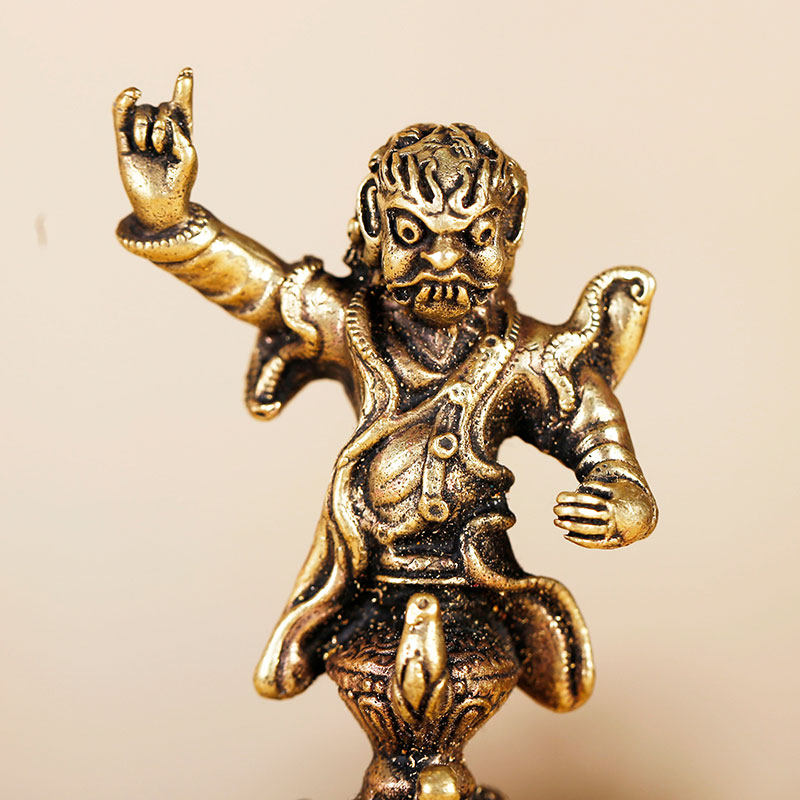 金刚尼泊尔愤怒莲师藏传佛教用品佛堂供佛摆件