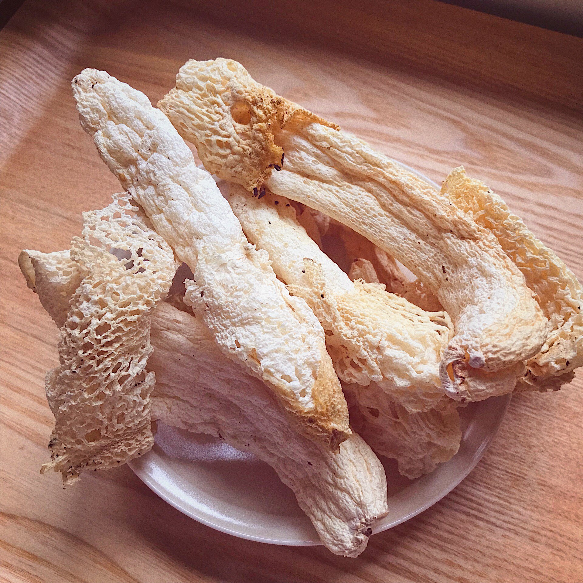 梨之食语云南野生短裙厚壁竹荪50克自有实体竹荪