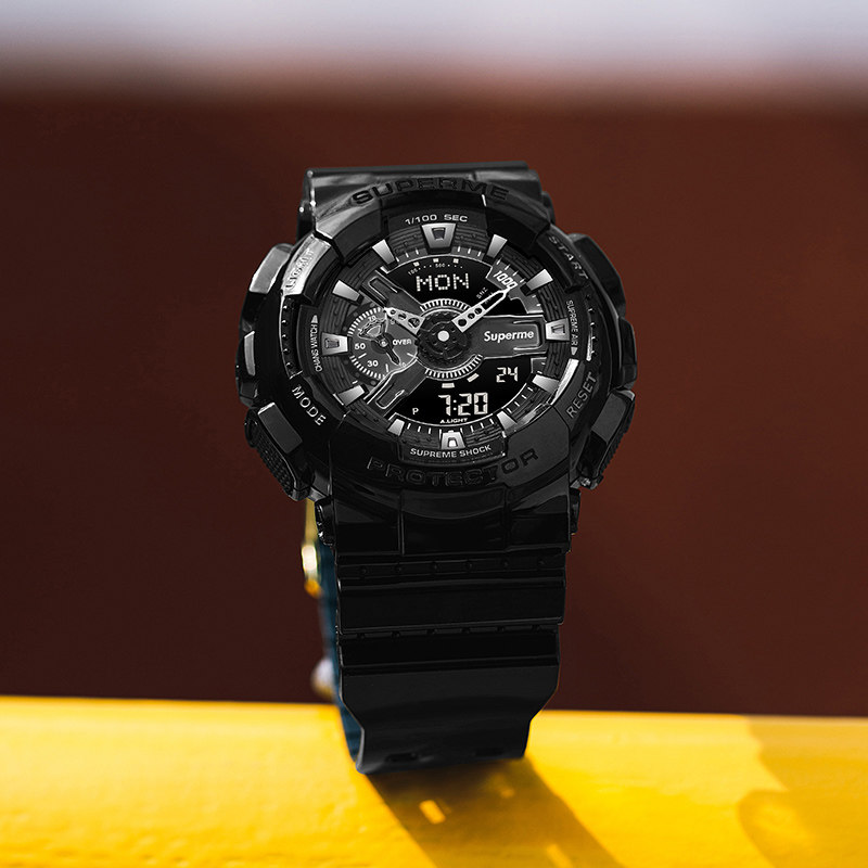 superme运动手表男士机械青少青少年年初中学生儿童国产腕表