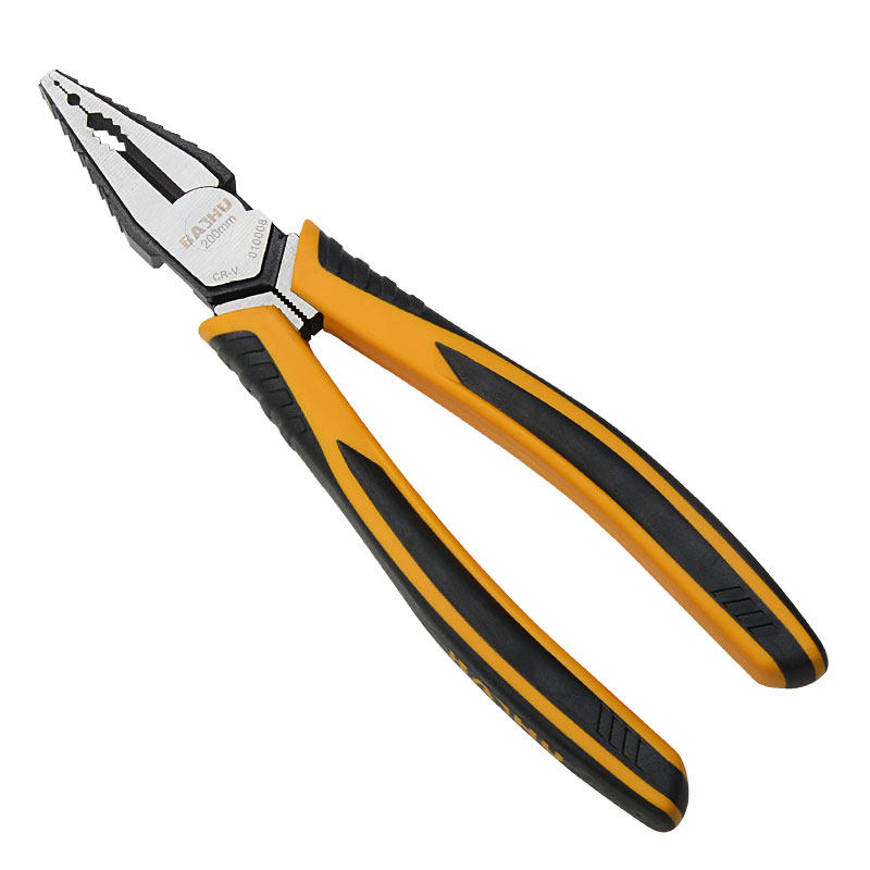 钳子钢丝钳省力型8寸特种钢德国电工工业级万能老虎钳子剪钢丝钳