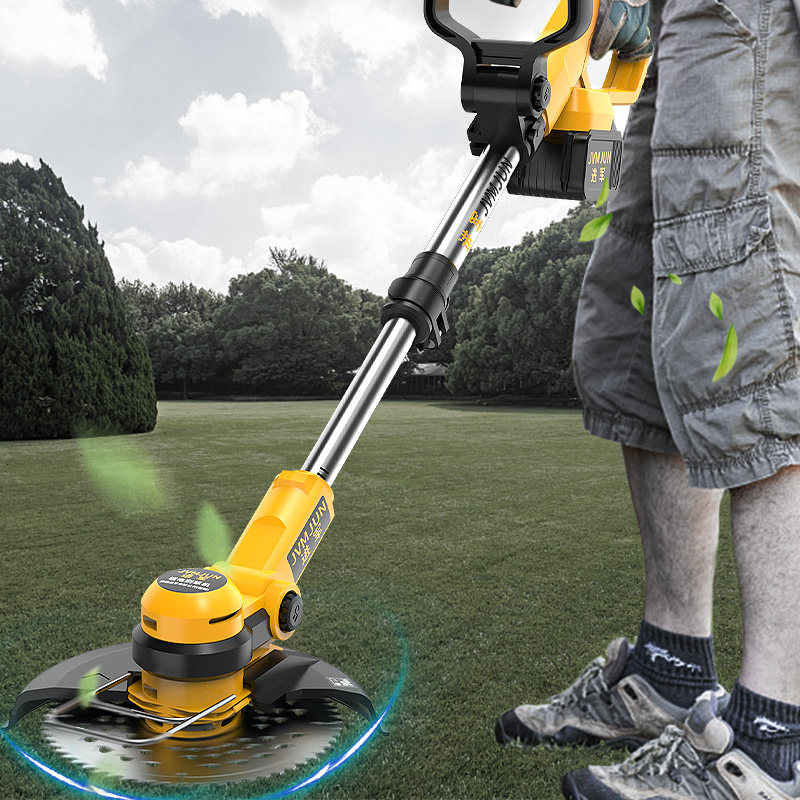 电动割草机小型家用锄草机多功能除草机锂电打草机充电式割草机