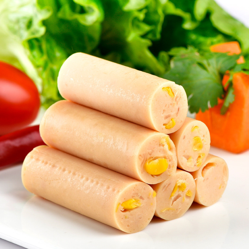 美好玉米火腿肠30g8支5袋休闲零食方便面即食包装即食肠类