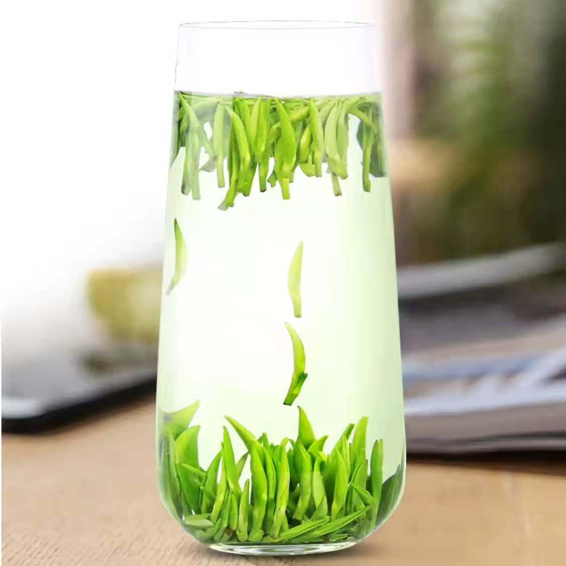 一杯香明前茶叶绿茶雀舌250g礼盒装2022新茶四川高山云雾茶茗茶