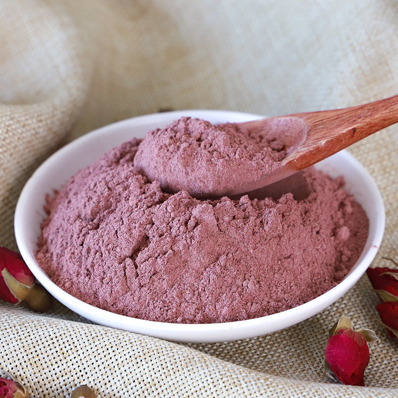 玫瑰花粉500g纯玫瑰花瓣磨粉冲饮食用糕点平阴玫瑰花粉自制面膜粉