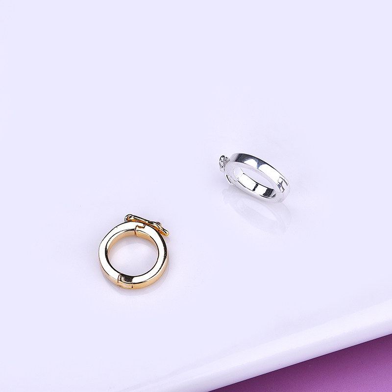 配件s925银扣手链扣头卡扣搭扣机械diy吊坠扣