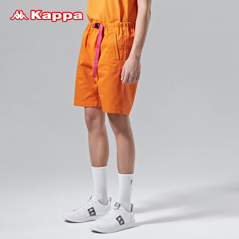 kappa卡帕outletscolorid梭织运动休闲短裤五分k0912dy76运动中长裤
